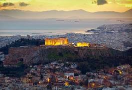 Obraz na płótnie świątynia architektura lato grecja