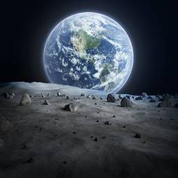 Fotoroleta gwiazda planeta astronauta wszechświat glob