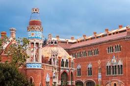 Naklejka architektura święty barcelona stary
