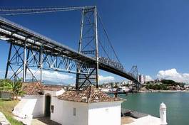 Naklejka ameryka południowa most brazylia łańcuch fort