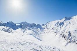 Naklejka śnieg austria natura alpy