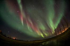 Fotoroleta noc sztorm islandia