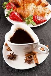 Obraz na płótnie expresso jedzenie filiżanka mokka kawa