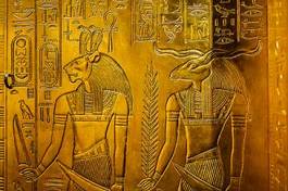 Naklejka świątynia egipt antyczny sztuka