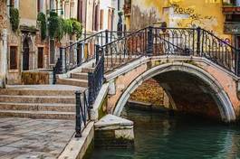 Naklejka architektura woda widok gondola włoski