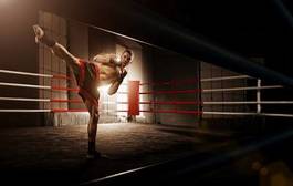 Obraz na płótnie boks zdrowy ciało sport
