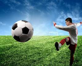 Fotoroleta piłka świat chłopiec natura lekkoatletka