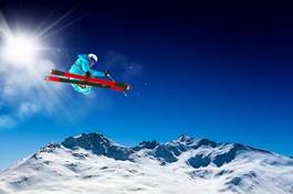 Fotoroleta sport śnieg sporty ekstremalne