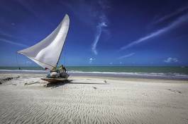 Fotoroleta pejzaż łódź tropikalny morze