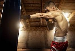 Fototapeta zdrowy ciało bokser mężczyzna sport