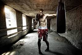 Fototapeta kick-boxing boks bokser sport aleja