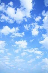 Plakat błękitne niebo piękny lato natura