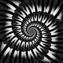 Fotoroleta abstrakcja ruch nowoczesny spirala wzór