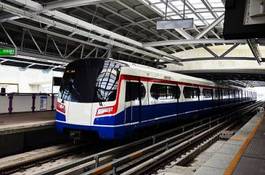 Naklejka bts elektryczny pociąg w bangkoku