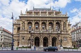 Fotoroleta ulica węgry architektura budapeszt budynek