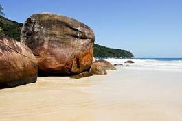 Plakat wyspa sport ameryka południowa brazylia wydma