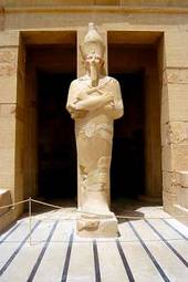 Naklejka król egipt architektura