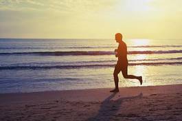 Plakat plaża ciało morze fitness zdrowy