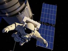 Obraz na płótnie rakieta nasa astronauta transport