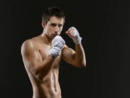 Obraz na płótnie fitness portret boks