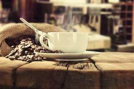 Fototapeta nowoczesny napój kawa mleko barista