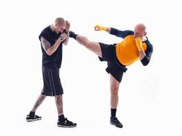 Obraz na płótnie ludzie boks sport sztuka