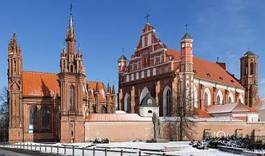 Naklejka litwa kościół europa