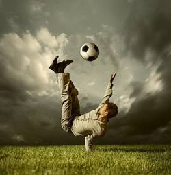 Fotoroleta piłka sport mecz niebo piłka nożna