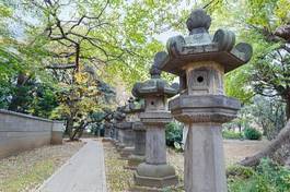 Naklejka japoński azjatycki sanktuarium tokio zen