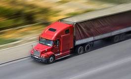 Fototapeta samochód droga transport ciężarówka wyobrażenie