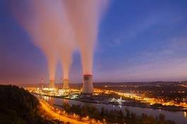 Obraz na płótnie belgia zmierzch elektryczność przemysł
