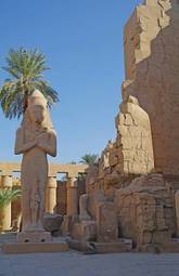 Naklejka słońce sztuka architektura egipt ludzie