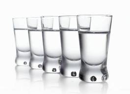 Naklejka widok woda napój szkło napoje