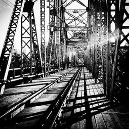 Obraz na płótnie most ścieżka architektura przewóz