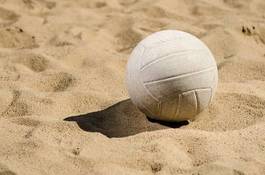 Fotoroleta piłka siatkówka plażowa wybrzeże