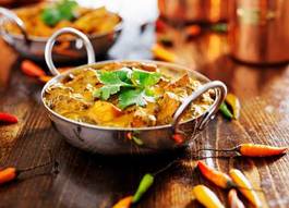 Naklejka indyjski pieprz jedzenie curry