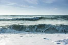 Naklejka wybrzeże brzeg morze fala woda