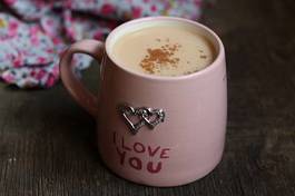Obraz na płótnie napój mleko filiżanka kawa