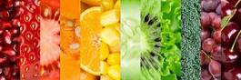 Plakat owoc witamina warzywo