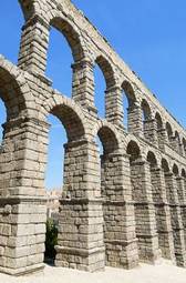 Obraz na płótnie architektura wiadukt stary hiszpania niebo