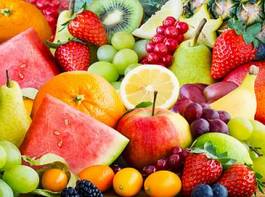 Obraz na płótnie witamina owoc jedzenie tło