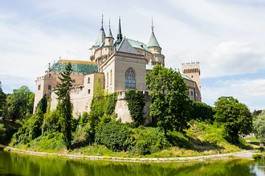 Obraz na płótnie słowacja zamek architektura pejzaż panorama