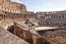 Fototapeta włochy antyczny amfiteatr coloseum roma