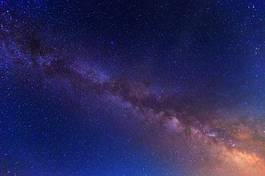Obraz na płótnie mgławica noc galaktyka