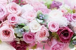 Naklejka kwiat bukiet małżeństwo pełny rose