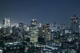 Naklejka wieża azjatycki noc londyn japonia