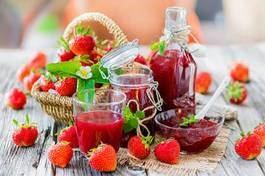 Fotoroleta jedzenie świeży owoc napój ogród