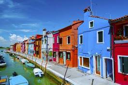 Naklejka architektura ulica lato włoski widok