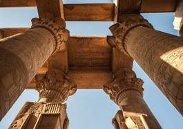 Naklejka kościół egipt kolumna religia tajemnica