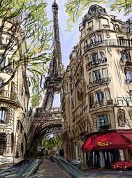 Obraz na płótnie francja architektura miejski ulica miasto